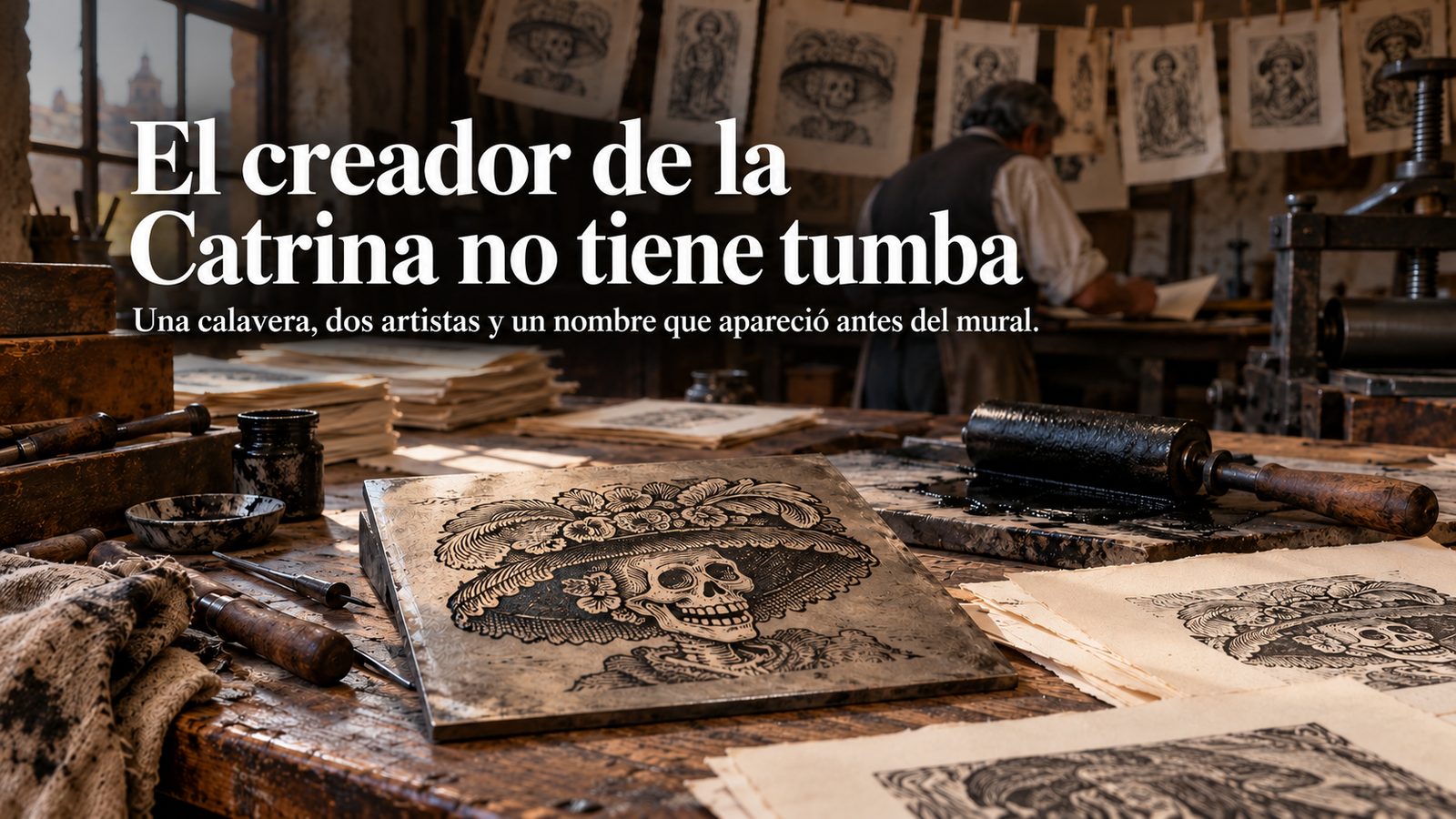 El creador de la Catrina no tiene tumba