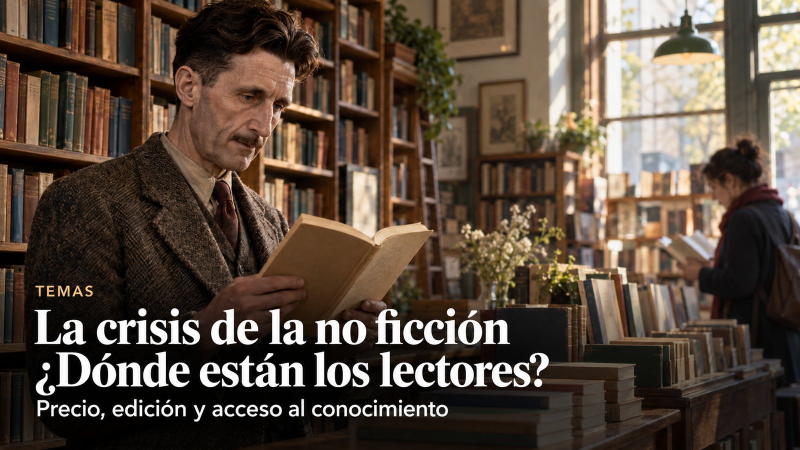 La crisis de la no ficción. ¿Dónde están los lectores? Precio, edición y acceso al conocimiento.