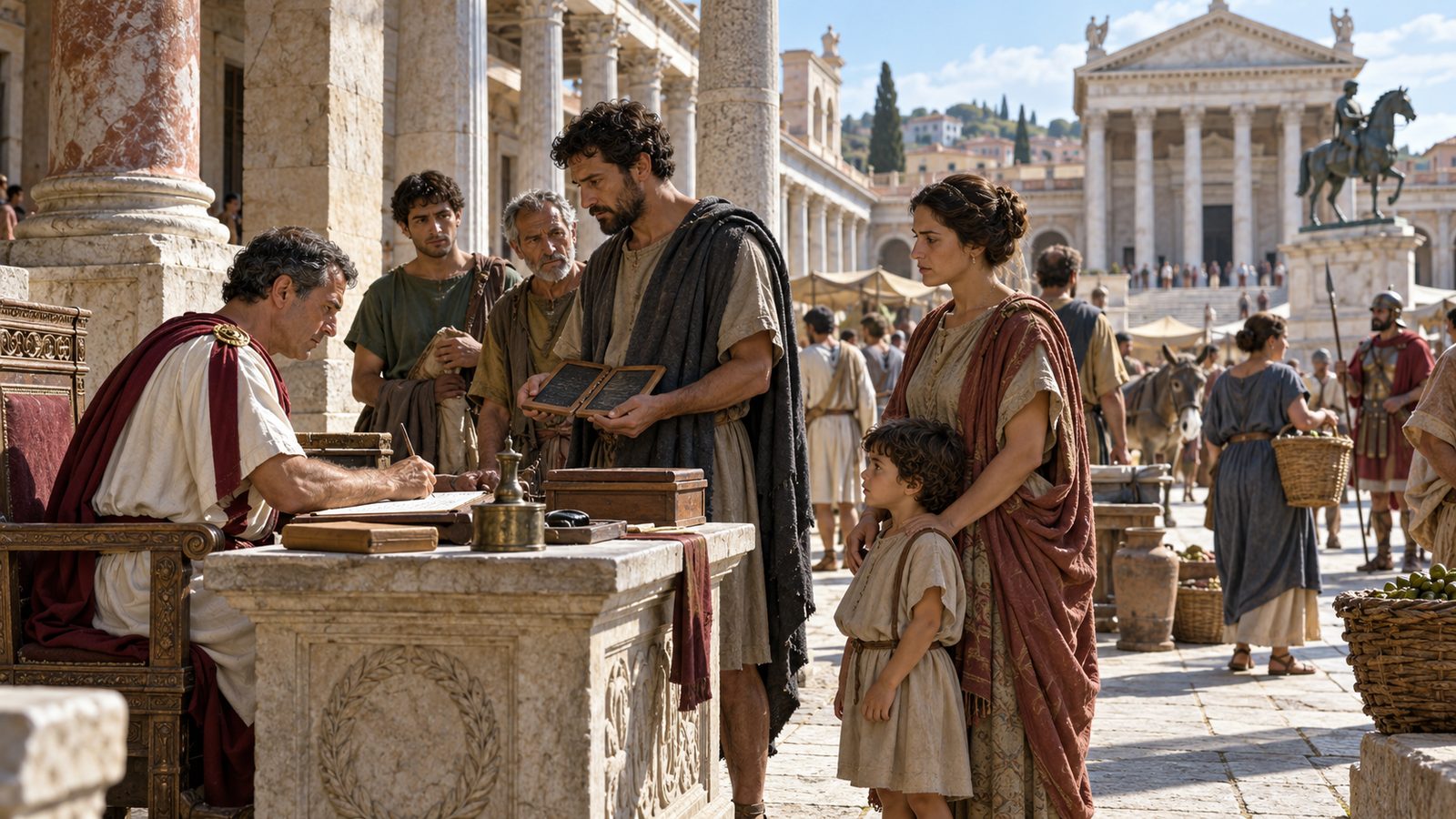 Vida cívica y registro de habitantes en un foro romano