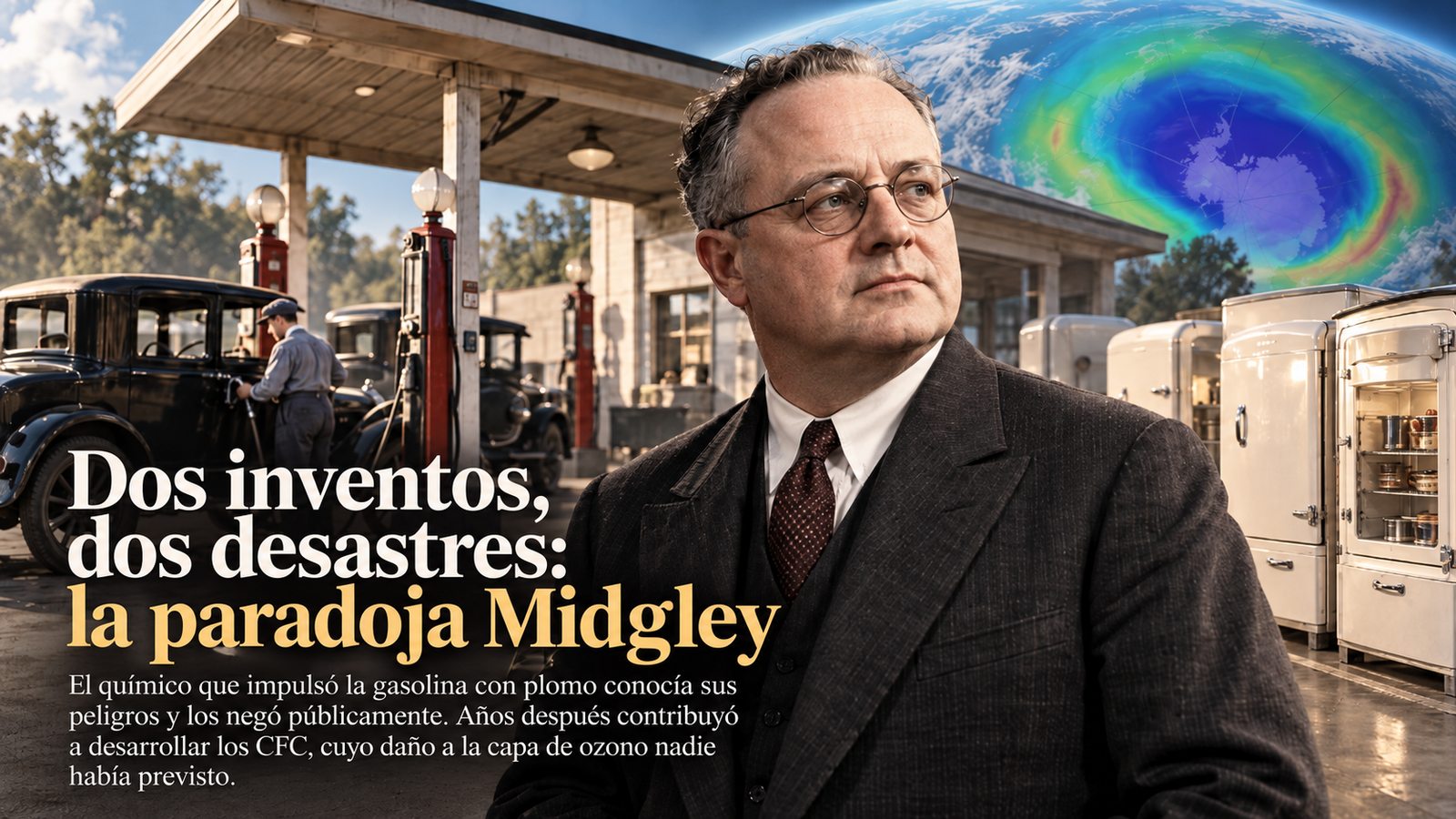 Dos inventos, dos desastres: la paradoja Midgley, portada editorial