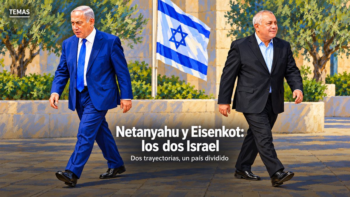 Netanyahu y Eisenkot: los dos Israel.