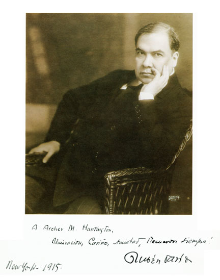 Rubén Darío en Nueva York, 1915.